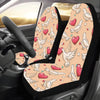 Pigeon Heart Pattern Print Design 04 Car Seat Covers (Set of 2)-JORJUNE.COM