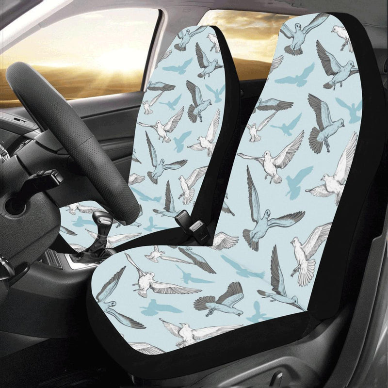 Pigeon Pattern Print Design 03 Car Seat Covers (Set of 2)-JORJUNE.COM