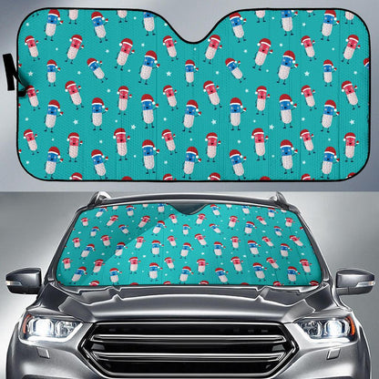 Pill Pattern Print Design A03 Car Sun Shades-JORJUNE.COM