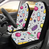 Pill Pattern Print Design A04 Car Seat Covers (Set of 2)-JORJUNE.COM