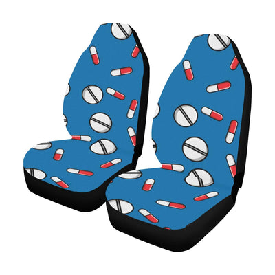 Pill Pattern Print Design A05 Car Seat Covers (Set of 2)-JORJUNE.COM