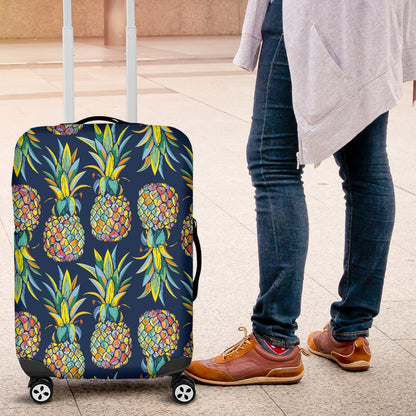 Pineapple Color Art Luggage Cover Protector