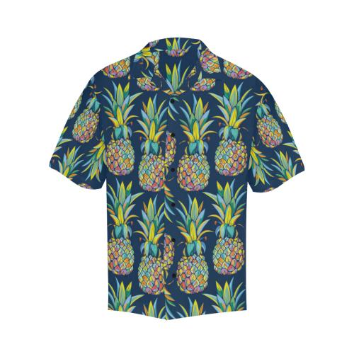 Pineapple Color Art Men Hawaiian Shirt