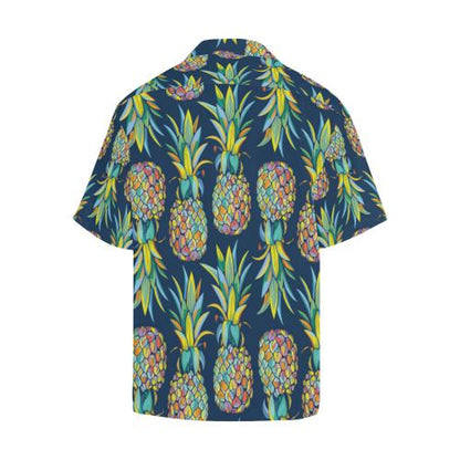 Pineapple Color Art Men Hawaiian Shirt