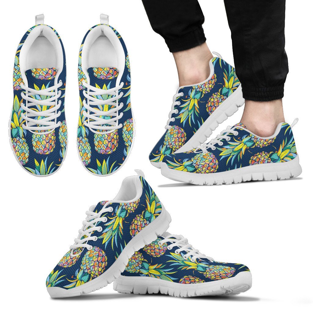Pineapple Color Art Men Sneakers