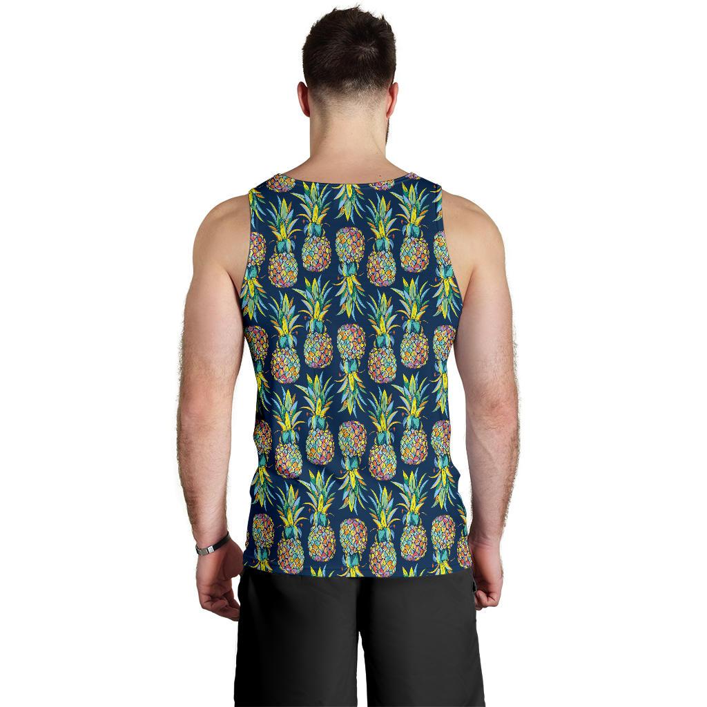 Pineapple Color Art Men Tank Top