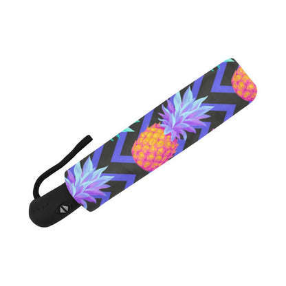 Pineapple Color Art Pattern Automatic Foldable Umbrella