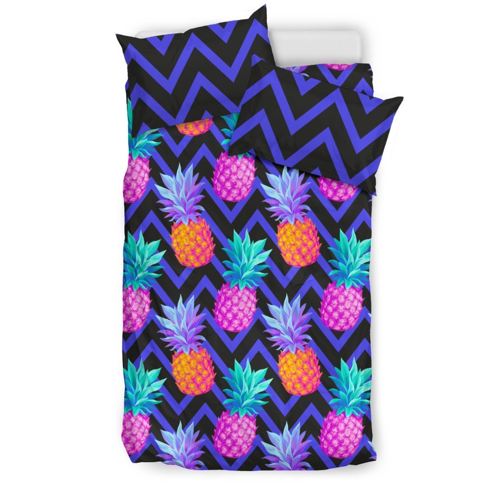 Pineapple Color Art Pattern Duvet Cover Bedding Set