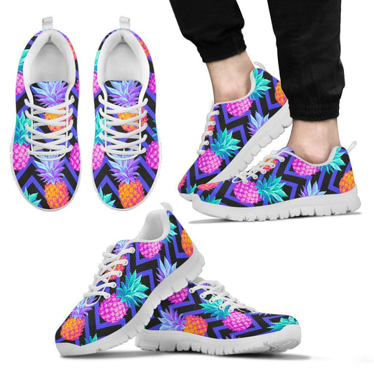Pineapple Color Art Pattern Men Sneakers