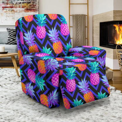Pineapple Color Art Pattern Recliner Slipcover-JORJUNE.COM