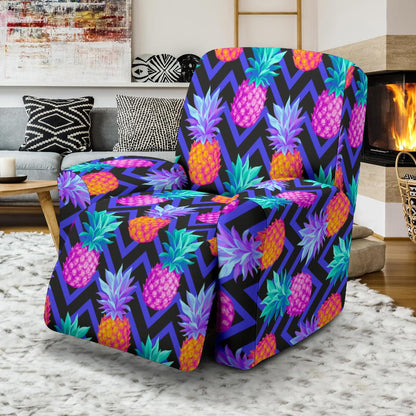 Pineapple Color Art Pattern Recliner Slipcover-JORJUNE.COM