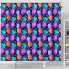 Pineapple Color Art Pattern Shower Curtain