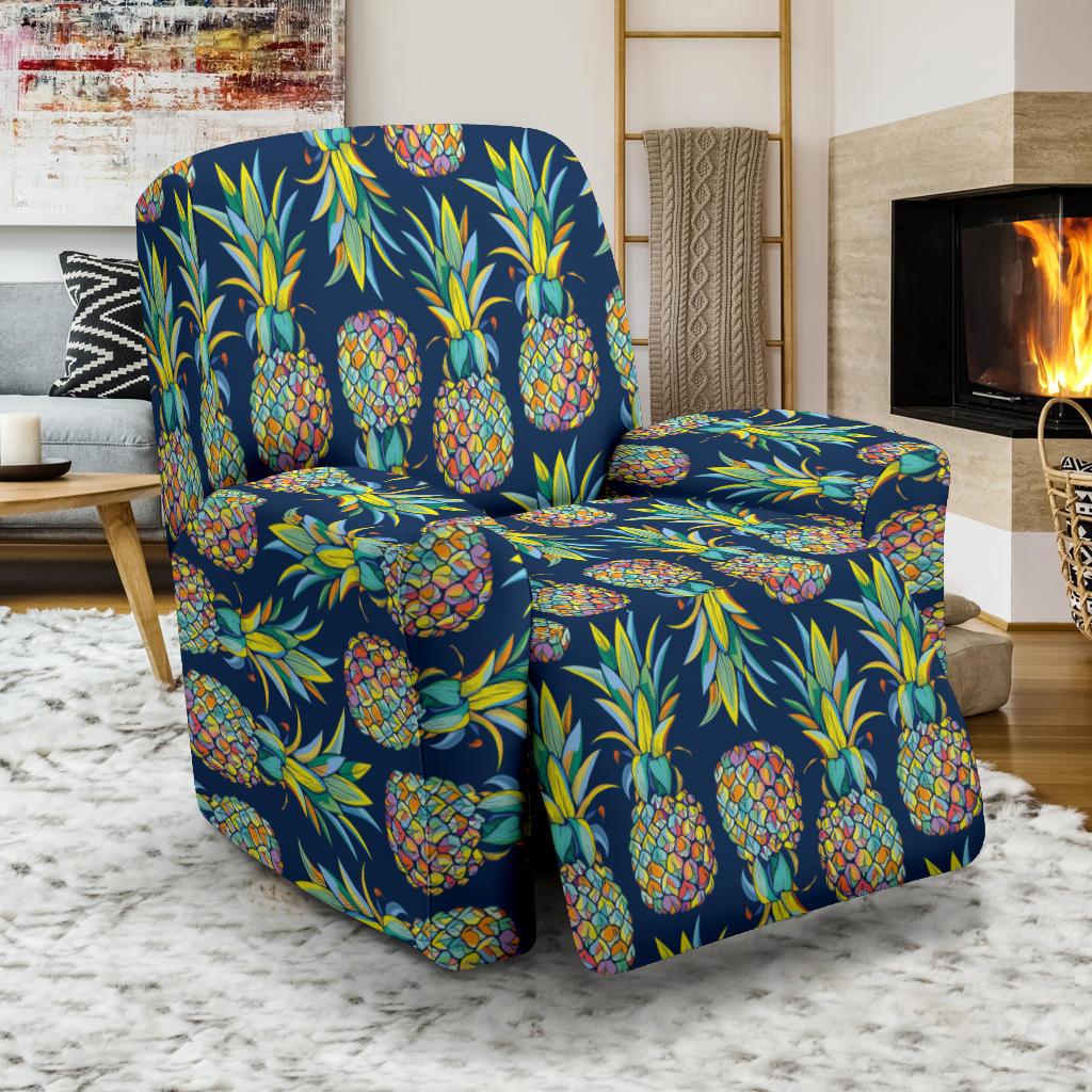 Pineapple Color Art Recliner Slipcover-JORJUNE.COM