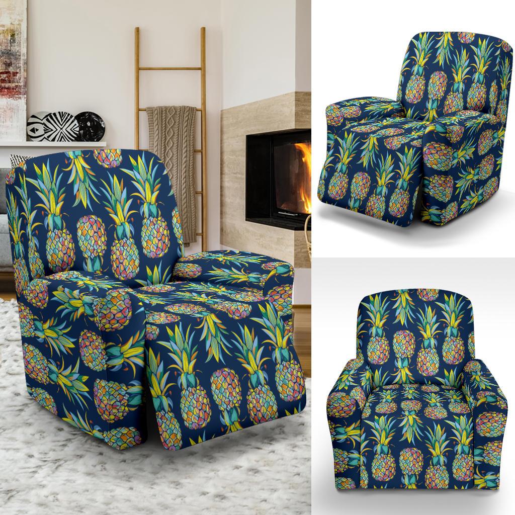 Pineapple Color Art Recliner Slipcover-JORJUNE.COM