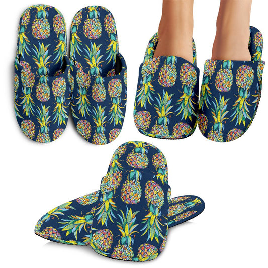 Pineapple Color Art Slippers