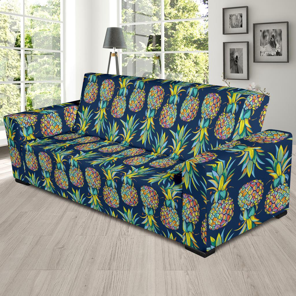 Pineapple Color Art Sofa Slipcover-JORJUNE.COM