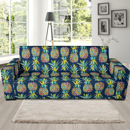 Pineapple Color Art Sofa Slipcover-JORJUNE.COM