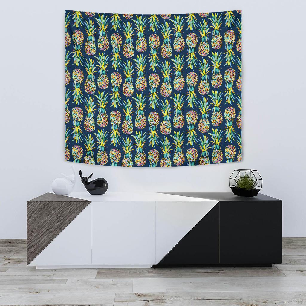 Pineapple Color Art Tapestry