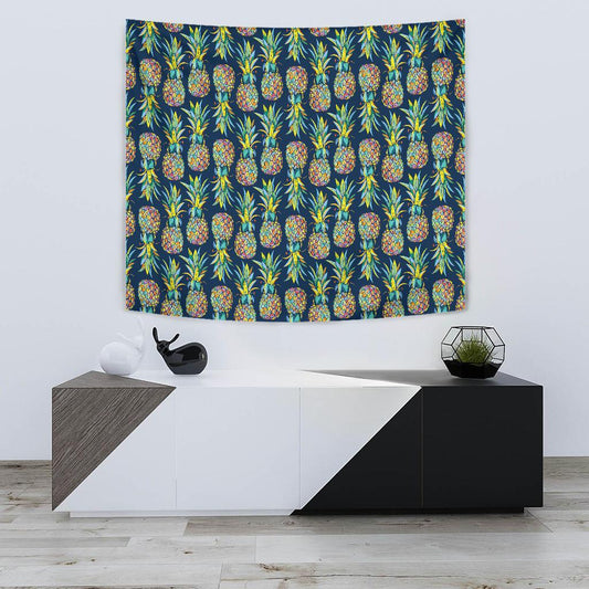 Pineapple Color Art Tapestry