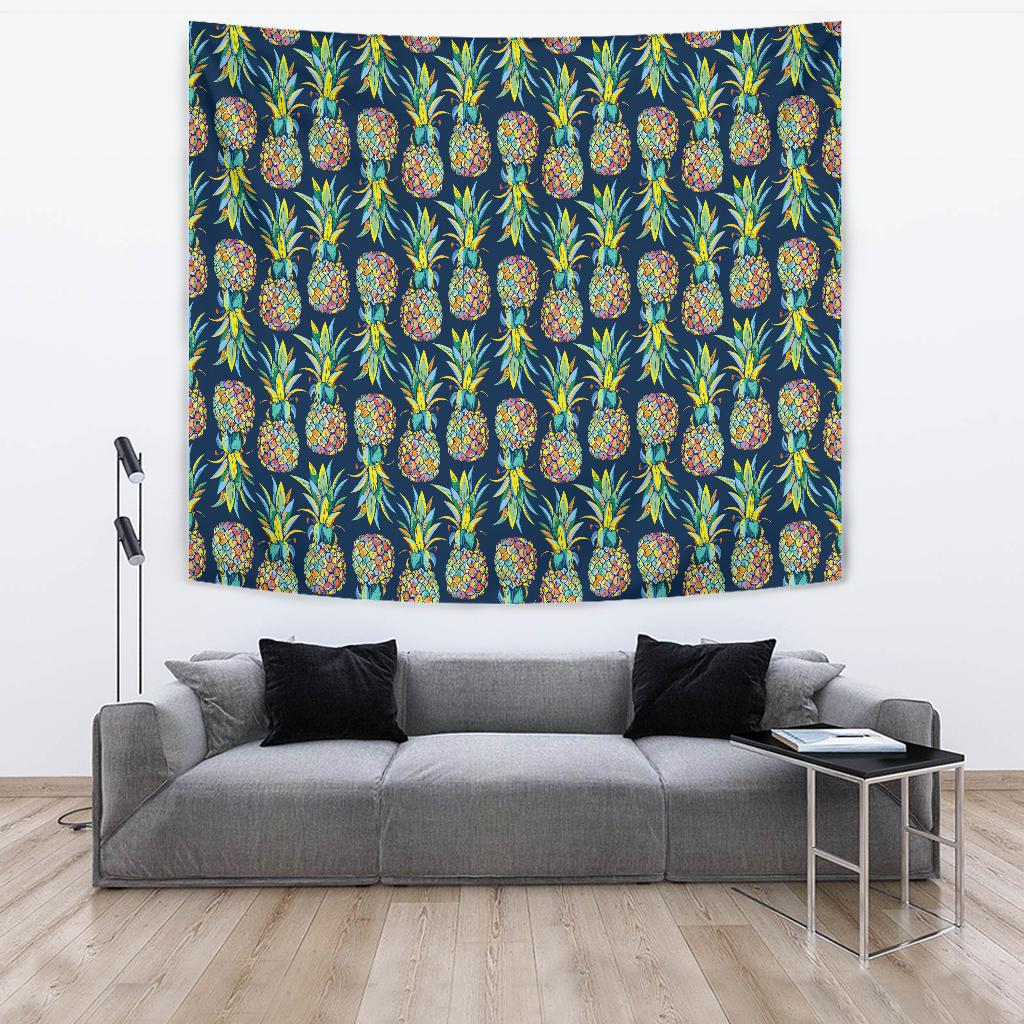 Pineapple Color Art Tapestry