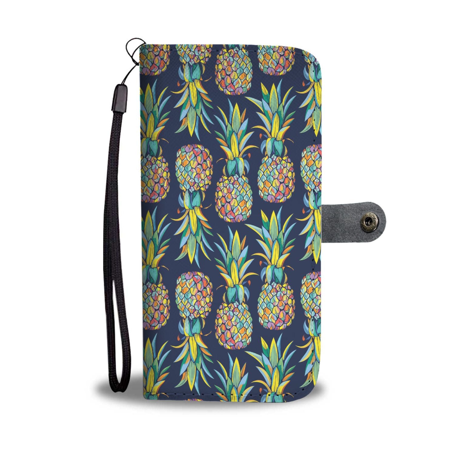 Pineapple Color Art Wallet Phone Case