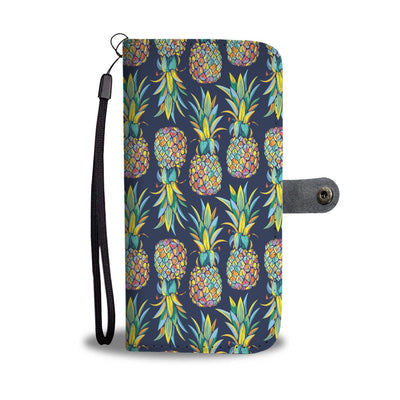Pineapple Color Art Wallet Phone Case
