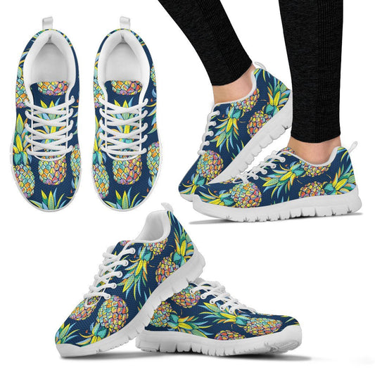 Pineapple Color Art Women Sneakers