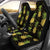 Pineapple Gold Dot Themed Print Universal Fit Car Seat Covers