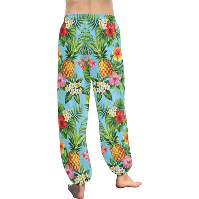 Pineapple Hawaiian flower Tropical Harem Pants