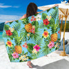Pineapple Hawaiian flower Tropical Beach Sarong Pareo Wrap