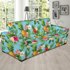 Pineapple Hawaiian flower Tropical Sofa Slipcover-JORJUNE.COM