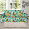 Pineapple Hawaiian flower Tropical Sofa Slipcover-JORJUNE.COM