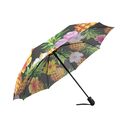Pineapple Hibiscus Automatic Foldable Umbrella