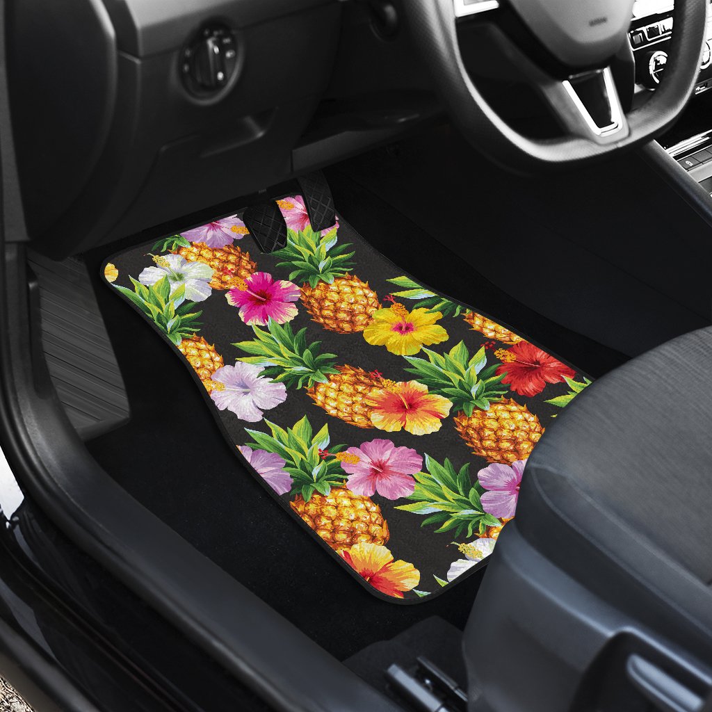 Pineapple Hibiscus Car Floor Mats