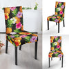 Pineapple Hibiscus Dining Chair Slipcover-JORJUNE.COM