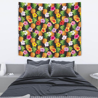 Pineapple Hibiscus Tapestry