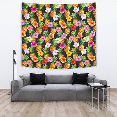 Pineapple Hibiscus Tapestry