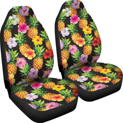 Pineapple Hibiscus Universal Fit Car Seat Covers