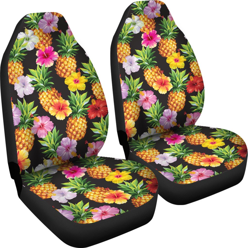 Pineapple Hawaiian Print Pet Car Seat Cover main image 1