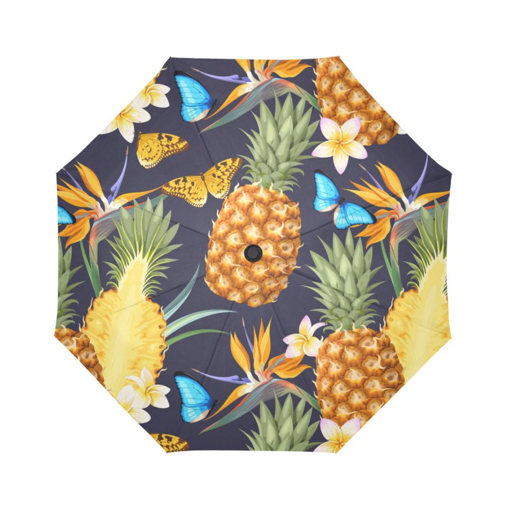 Pineapple Paradise Automatic Foldable Umbrella