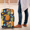 Pineapple Butterfly Plumeria Tropical Luggage Protective Cover