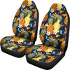 Pineapple Butterfly plumeria Tropical Universal Fit Car Seat Covers