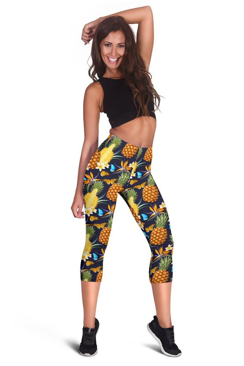 Pineapple Paradise Women Capris