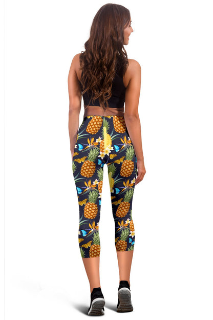 Pineapple Paradise Women Capris