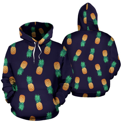 Pineapple Pattern All Over Print Hoodie