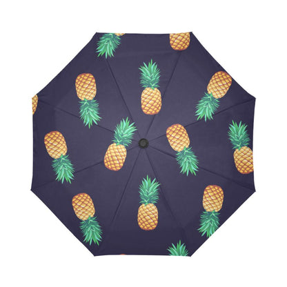 Pineapple Pattern Automatic Foldable Umbrella