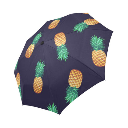Pineapple Pattern Automatic Foldable Umbrella