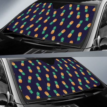 Pineapple Pattern Car Sun Shade-JorJune