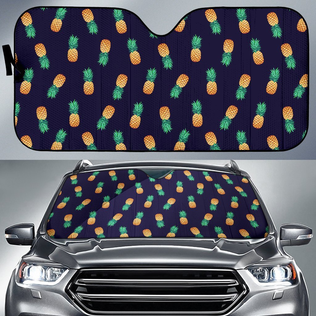 Pineapple Pattern Car Sun Shade-JorJune