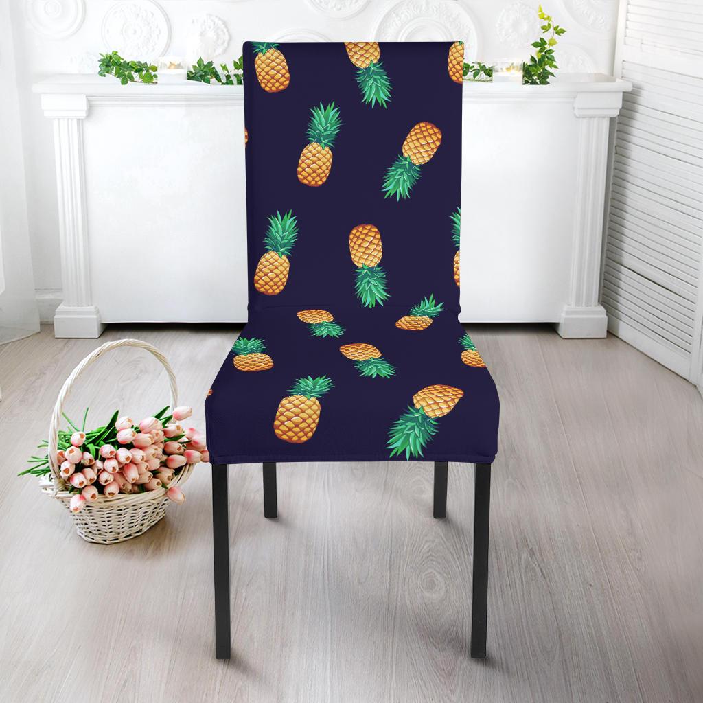Pineapple Pattern Dining Chair Slipcover-JORJUNE.COM